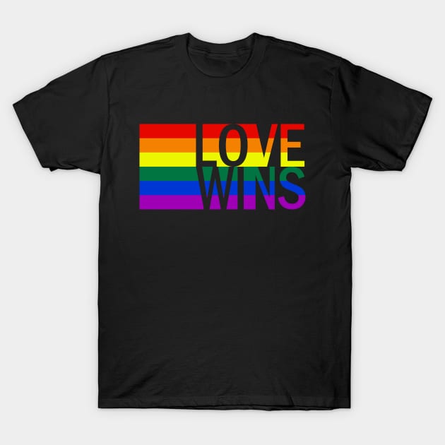 Love Always Wins T-Shirt by machmigo